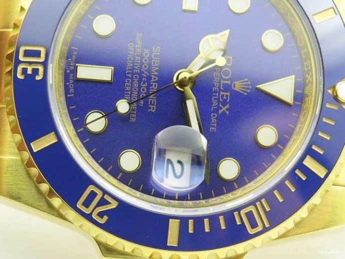 Wrapped YG Edition Best TW Full Blue A2836 116618LB Submariner 0803